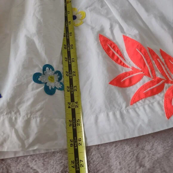 Mini Boden Embellished Frill Sleeve Dress - Picture 6 of 8